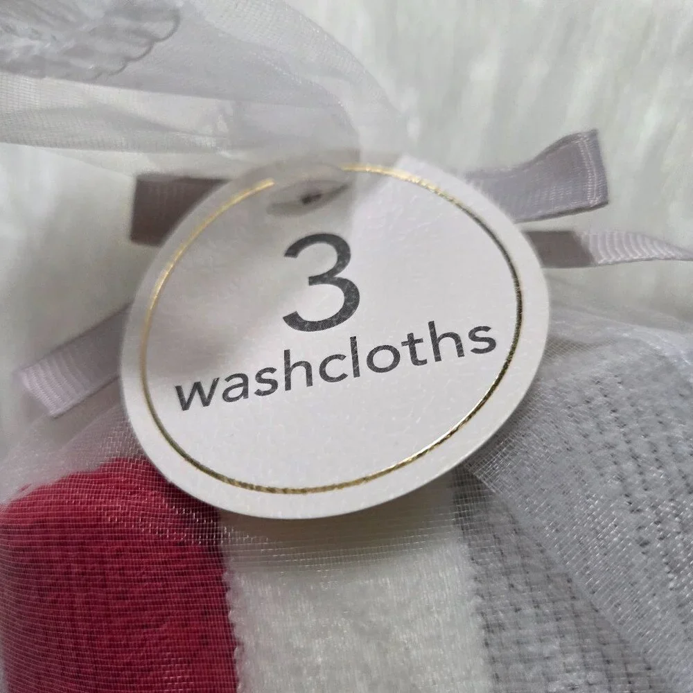 Set of 3 Kid's Washcloths